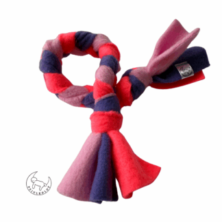 Polarowy szarpak dla psa – warkocz